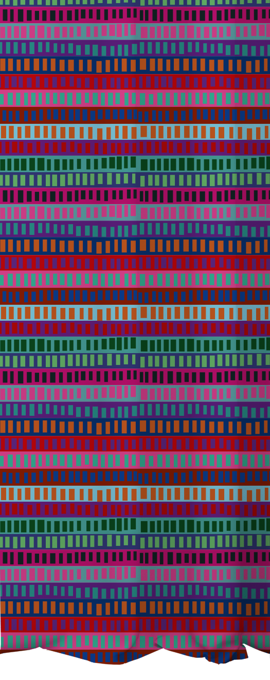 Rideaux multicolor
